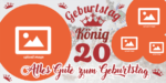 20. Geburtstags Plakat: Dein eigenes Königreich Plakat!