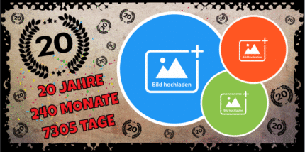 20. Geburtstag Banner selbst gestalten