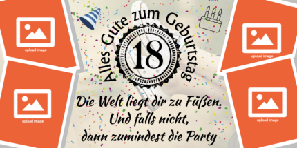 Geburtstagsbanner selbst gestalten - So einfach geht's! 39 Endlich 18 005