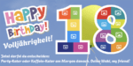 18. Geburtstag Plakat: Ein Unikat für deinen großen Tag