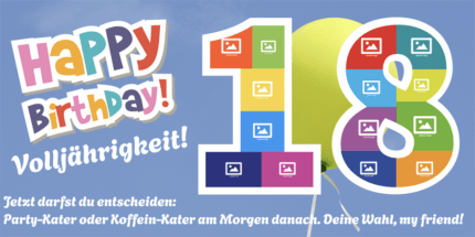 Geburtstagsbanner selbst gestalten - So einfach geht's! 41 Endlich 18 009 1