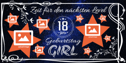 Geburtstagsbanner selbst gestalten - So einfach geht's! 38 Endlich 18 011
