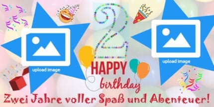 Geburtstagsbanner für Jungen und Mädchen – kindgerecht und bunt gestaltet