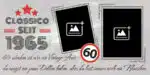 60. Geburtstag: Nostalgisches Geburtstagsbanner
