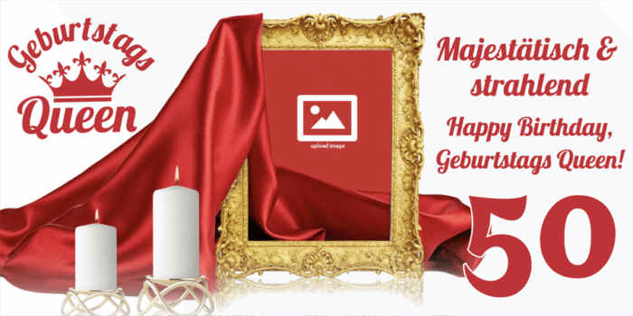 Geburtstagsbanner 50 Jahre – hochwertiger Druck, individuell gestaltbar