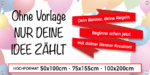 Hochformat Geburtstagsbanner zum Selbstgestalten