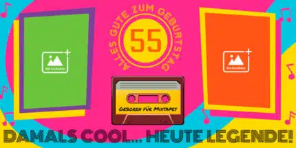 Warum dieser Legenden-Banner unschlagbar ist:
Zeitloses Design: Das Retro-Design spricht Fans vergangener Jahrzehnte an und ist ein echter Hingucker.
Starker Spruch: Der witzige Spruch "Damals cool, heute Legende" ist eine liebevolle Hommage an das Geburtstagskind und sorgt für Schmunzeln.
Volle Personalisierung: Füge den Namen des Geburtstagskindes und das Alter hinzu, um diesen personalisierten Legenden Banner noch individueller zu gestalten.
Hohe Qualität: Gedruckt auf robustem Material mit leuchtenden Farben, damit die "Legende" auch optisch glänzt.
Mache die Geburtstagsfeier zu einem legendären Event! Bestelle jetzt diesen lustigen Retro-Geburtstagsbanner und feiere die wahre Legende!